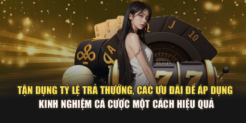 Tận dụng tỷ lệ trả thưởng, các ưu đãi để áp dụng kinh nghiệm cá cược một cách hiệu quả